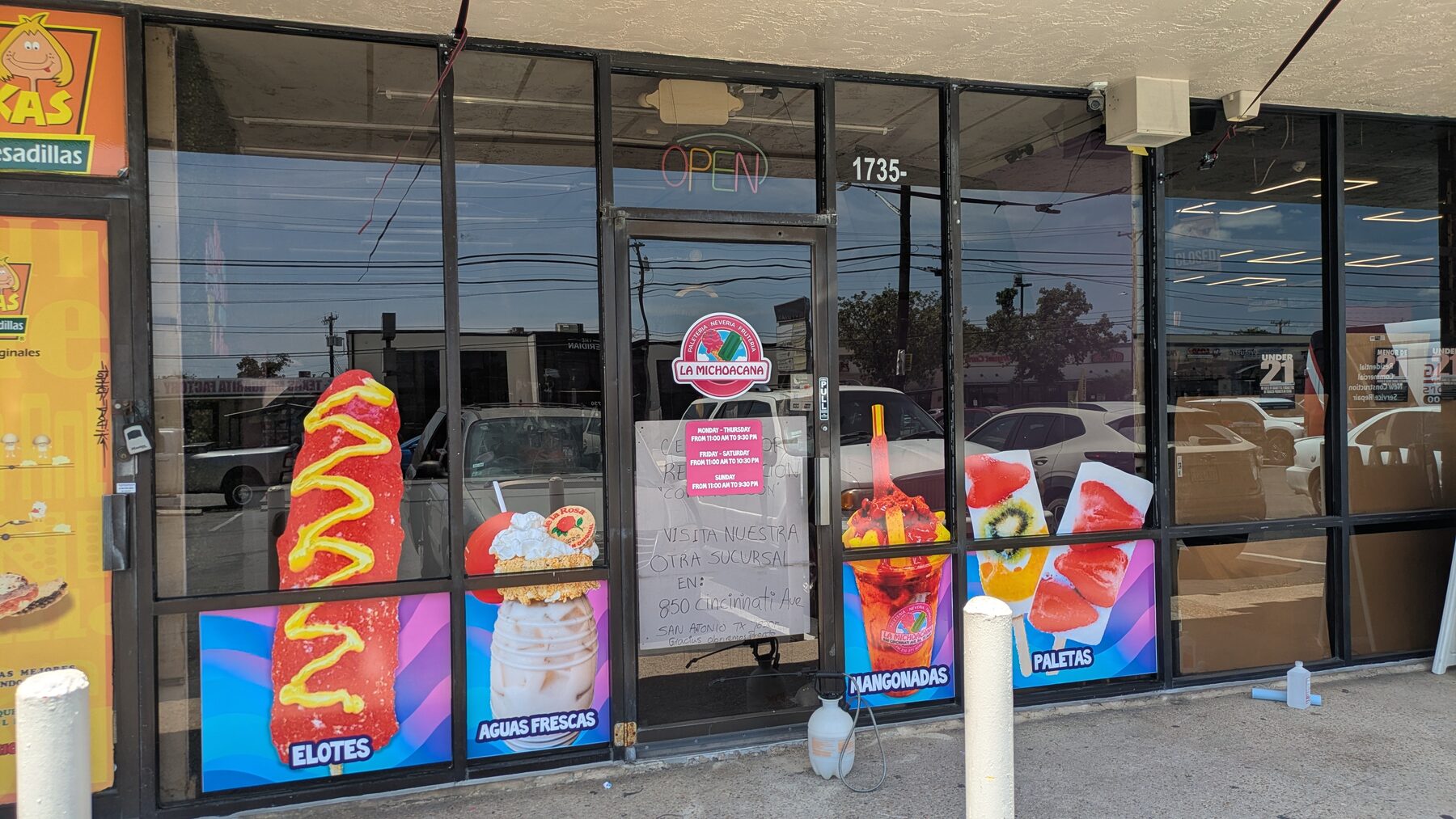 Firexel storefront window graphics
